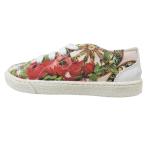  не использовался DOLCE&amp;GABBANA Dolce and Gabbana Kids ребенок обувь botanikaru рисунок low cut спортивные туфли обувь 24 розовый Kids б/у одежда б/у 