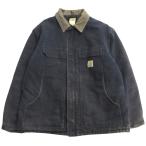 Carhartt Carhartt C03 Duck традиционный пальто жакет блузон Work одежда Old 00's 46 темно-синий мужской б/у одежда б/у 