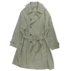  прекрасный товар MARKAWAREma-ka одежда 24ss SUPER LIGHT TRENCH COAT свет хлопок тренчкот жакет блузон 2 хаки мужской б/у одежда б/у 