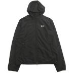  хорошая вещь Emporio Armani Emporio * Armani EA7 воздушный Sette f- dead жакет блузон Parker Logo принт L чёрный черный мужской б/у одежда б/у 