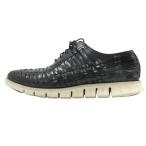 хорошая вещь COLE HAAN Cole Haan Zero Grand - lachi кожа оксфорды обувь колодка гонки размер 9.5(27.5 соответствует ) чёрный мужской б/у одежда б/у 