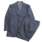  прекрасный товар UNITED ARROWS United Arrows шерсть moheya выставить костюм жакет необшитый на спине брюки 44 темно-синий темно-синий мужской б/у одежда б/у 