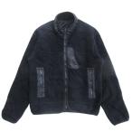  как новый DIOR Dior 21SSob утечка седло карман двусторонний флис жакет Zip выше блузон задний Logo XS темно-синий мужской б/у одежда б/у 