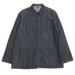  хорошая вещь Y's for men wise for men 02ss коричневый ina Denim рубашка жакет красный этикетка Vintage Yohji Yamamoto 3 индиго мужской б/у одежда б/у 