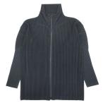  не использовался HOMME PLISSE ISSEY MIYAKE Homme plise Issey Miyake 24ss ZIP UP JACKET плиссировать Zip выше жакет блузон 2 чёрный мужской б/у одежда б/у 