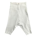  прекрасный товар COMME des GARCONS HOMME PLUS Comme des Garcons Homme pryus23SS укороченные брюки шаровары шерсть размер S белый белый мужской б/у одежда б/у 