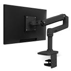 ERGOTRON エルゴトロン LX デスク モニターアーム マットブラック 34インチ(3.2~11.3kg)まで V