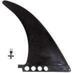 センターフィン 11 ロングボード用 airSUP SUP用 11インチ 28cm フィン x 9mm saruSURF Black Plast