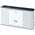 ソニー CDラジオ ZS-E80 _ FM/AM/ワイドFM対応 語学学習用機能搭載 ホワイト ZS-E80 W