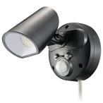 オーム電機 monban LEDセンサーライト 屋外用 人感センサー 自動点灯 1000ルーメン 1灯 LS-AS100