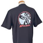PIKO(ピコ)_メンズ_半袖Ｔシャツ（前_刺繍入り）【ブラック(05)】_PKM2701