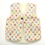 ベビー mokomokoちゃんちゃんこ 丸紋むかし話 80cm 90cm 100cm 110cm もこもこ あったかい スリーパー 男の子 女の子 子供