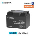 RENOGY リン酸鉄 リチウムイオンバッテリー 12v 100ah 寒冷地仕様  軽量 RV キャンピング バックアップ電源LiFePO4 ディープサイクル 防災 サブバッテリー