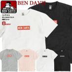 BEN DAVIS Tシャツ ベンデイビス ボックスロゴ プリント 半袖Tシャツ メンズ ベンデイヴィス BOXロゴ クルーネック BEN-1519
