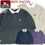 BEN DAVIS Rugger рубашка Ben tei винт 2021SS Mini Gorilla вышивка широкий Silhouette воротник имеется футболка с длинным рукавом мужской long T one отметка casual рубашка BEN-1791