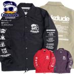 DUCK DUDE コーチジャケット ダックデュード 2021 ナイロンジャケット 袖プリント アヒル ロゴ バックプリント ジャケット メンズ レディース JBL-201