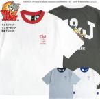 トムとジェリー Tシャツ TOM and JERRY Sequence 2021SS リンガーネック 半袖Tシャツ トム ジェリー イラスト プリント クルーネック リンガーTシャツ TSS-528