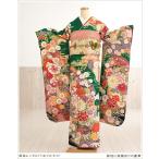 成人式 振袖レンタル 2026 1月 お正月 fb1255s 振り袖 着物レンタル 20歳 furisode レトロ モダン 上品 かわいい 人気 緑地に絢爛彩りの慶華