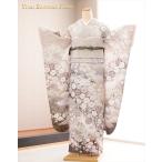 桂由美 振袖レンタル 結婚式 fb1516 結納 卒業式 春の成人式 振り袖 古典 レトロ 着物レンタル 人気 豪華 高級プレミアム ブランド くすみグレー絞り
