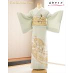 ショッピング13号 大きいサイズ 桂由美 色留袖レンタル ih1025 フルセット 五つ紋 正絹 広幅 13号〜19号 結婚式 叙勲 結納 卒業式 高級プレミアムブランド 古都の春