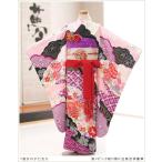 ショッピング七五三 7歳 女の子 七五三レンタル 着物レンタル j7067 フルセット 753 子供着物 七草 レトロ モダン おしゃれ リボン 人気 かわいい「京」ブランド 紫ピンク