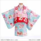 1 лет девочка кимоно в аренду первый .. персик. .. "Семь, пять, три" jbk036-2 свадьба ребенок кимоно бледно-голубой . симпатичный цветок узор [70cm~80cm]