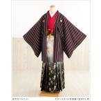  церемония окончания hakama в аренду мужчина свадьба mo041 современный стиль красный чёрный .× золотой bokashi hakama /. имеется полный комплект / университет / популярный /