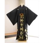  церемония окончания hakama в аренду мужчина свадьба mo241. есть hakama в аренду перо тканый hakama полный комплект симпатичный модный популярный мужской Event чёрный земля . искусство стиль чёрный золотой hakama 