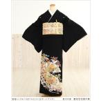 大きいサイズ 留袖レンタル th003 黒留袖レンタル 留め袖 結婚式 [徳川の美モデル　慶祝百花扇の舞] 母親/親族/13号〜19号