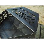 TETSUZAN 焚き火台 五徳プレート ゴトク オプション IRON アイアン キャンプ 黒皮鉄 無骨 アウトドア ガレージブランド アイアン雑貨 テツザン