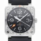 [新品]ベル&amp;ロス BR03-93 GMT BR0393-GMT-ST/SCA メンズ 送料無料 腕時計