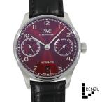[中古]IWC ポルトギーゼ オートマティック 7デイズ パワーリザーブ IW500714 バーガンディ メンズ 腕時計 送料無料
