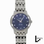 ショッピングオメガ [新品]オメガ デ・ヴィル プレステージ クォーツ 424.10.27.60.53.001 ブルー×8Pダイヤ レディース 送料無料 腕時計