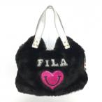 Yahoo! Yahoo!ショッピング(ヤフー ショッピング)★SALE50％OFF★【美品】FILA GOLF フィラゴルフ カートバッグ 黒×シルバー×ピンク ファー×ラメ ハート  レディース  ゴルフウェア