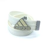*SALE60%OFF*adidas Adidas ga коричневый ремень белый Logo пряжка женский Golf одежда 