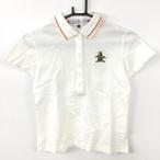  пингвин by Munsingwear одежда рубашка-поло с коротким рукавом белый × красный звезда вышивка женский 2 Golf одежда Munsingwear( прекрасный товар )|SALE цена 