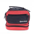 Yahoo! Yahoo!ショッピング(ヤフー ショッピング)【美品】TaylorMade テーラーメイド 二層式保冷カートバッグ レッド×黒 地模様 外ポケット付き ゴルフ