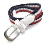 ( очень красивый товар )Kolwinkoru wing сетка ремень темно-синий × белый × красный трехцветный женский Golf одежда 