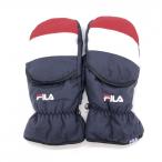 ( очень красивый товар )FILA GOLF filler Golf перчатки рукавица темно-синий × белый с хлопком с изнанки флис Golf 