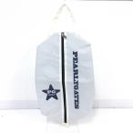 30%OFF цена |( прекрасный товар )PEARLY GATES Pearly Gates сумка для обуви слоновая кость × темно-синий .. рисунок Logo принт Golf 