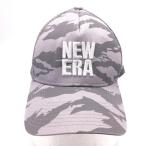 20%OFF価格／(美品)New Era ニューエラ メッシュキャップ グレー×白 カモフラ 迷彩 調整ベルトひび  ゴルフウェア