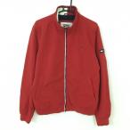 トミージーンズ ジャケットブルゾン レッド×白 裏メッシュ シンプル  メンズ NY-85 ゴルフウェア TOMMY JEANS／60%OFF価格