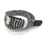 ( очень красивый товар )adidas Adidas сетка ремень чёрный × белый стрейч вязаный женский Golf одежда 