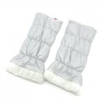 ( очень красивый товар )adabat Adabat гетры светло-серый × розовый двусторонний искусственный мех женский Golf одежда 