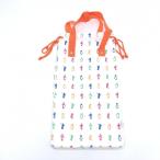 [ очень красивый товар ]Munsingwear Munsingwear одежда сумка для обуви белый × orange goru мех пингвин рисунок общий рисунок раздельный Golf 