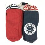 PEARLY GATES Pearly Gates regina сумка для обуви темно-синий × красный Nico Chan Smile Golf 