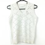  Callaway вязаный лучший белый стразы передняя сторона diamond рисунок плетеный женский M Golf одежда Callaway