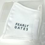  Pearly Gates маска белый × темно-синий Novelty Logo принт Golf PEARLY GATES( не использовался товар )|75%OFF цена 
