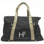 [ прекрасный товар ] Heal Creek большой сумка "Boston bag" чёрный × бежевый внутри вне карман Logo .... Golf Heal Creek