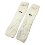  Callaway вязаный гетры белый кабель плетеный бонбон имеется женский FR Golf одежда Callaway( очень красивый товар )|20%OFF цена 